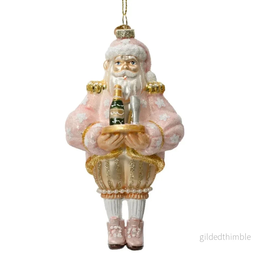 Julgransprydnad Jultomte Champagne - Bild 2