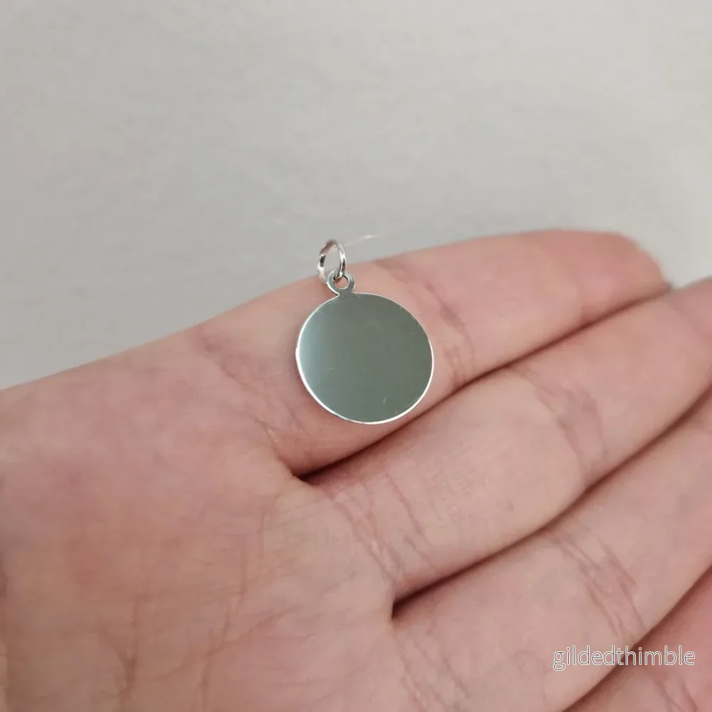 Hänge – Rondell 18k vitguld Hänge – Rondell 18k vitguld