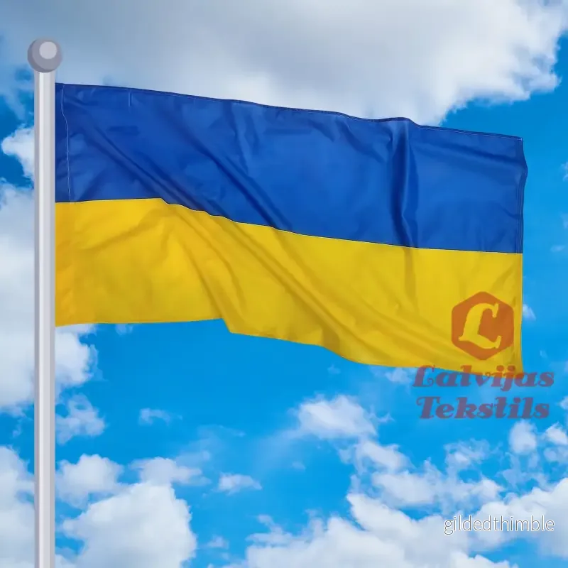 Ukrainas karogs fasādei un mastam | 100 * 150 cm - Bild 3