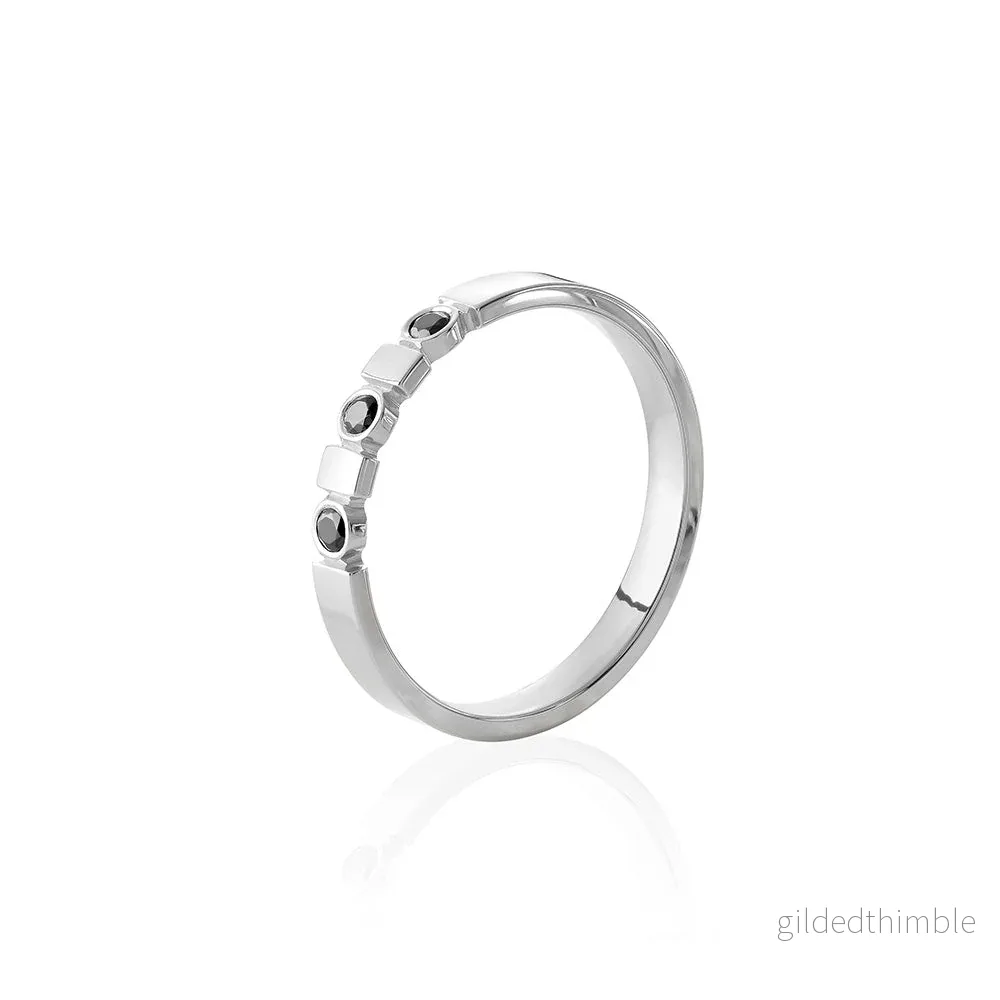 Vigselring Hero 18k vitguld