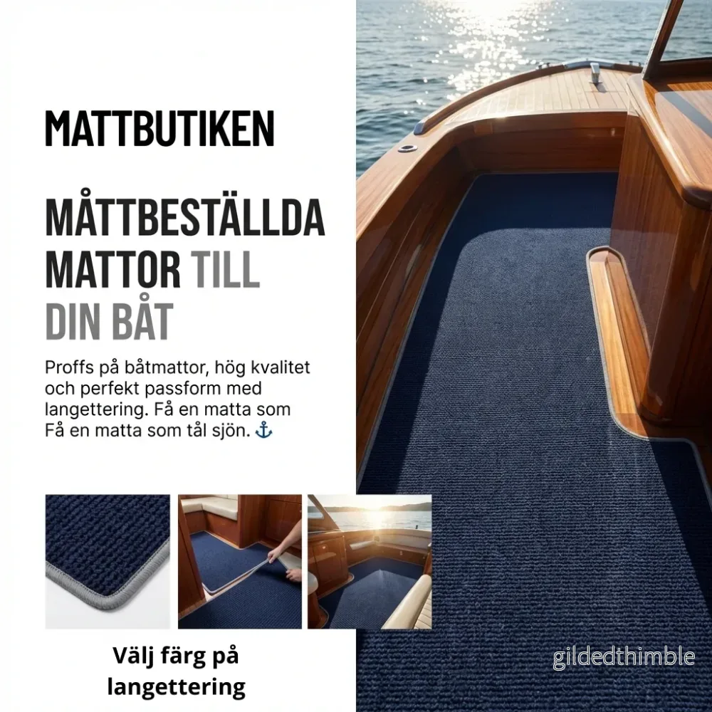 Husbilsmattor & Båtmattor Med Langettering - Bild 3