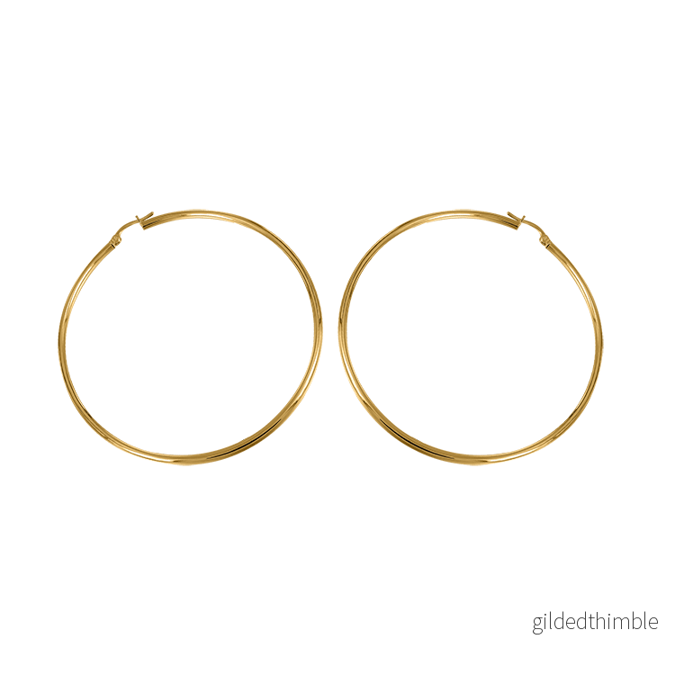 Creoler 64mm 18k guld Creoler 64mm 18k guld