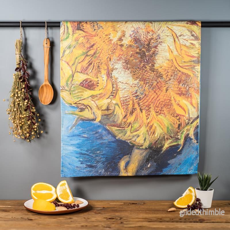 Lina dvielis | Vinsents van Gogs ”Saulespuķes” Lina dvielis | Vinsents van Gogs ”Saulespuķes”