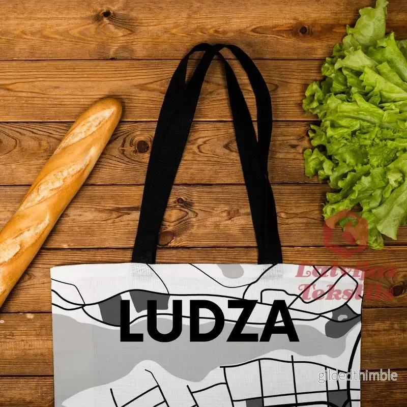 Lina vai kokvilnas auduma maisiņš "Ludza" - Bild 2