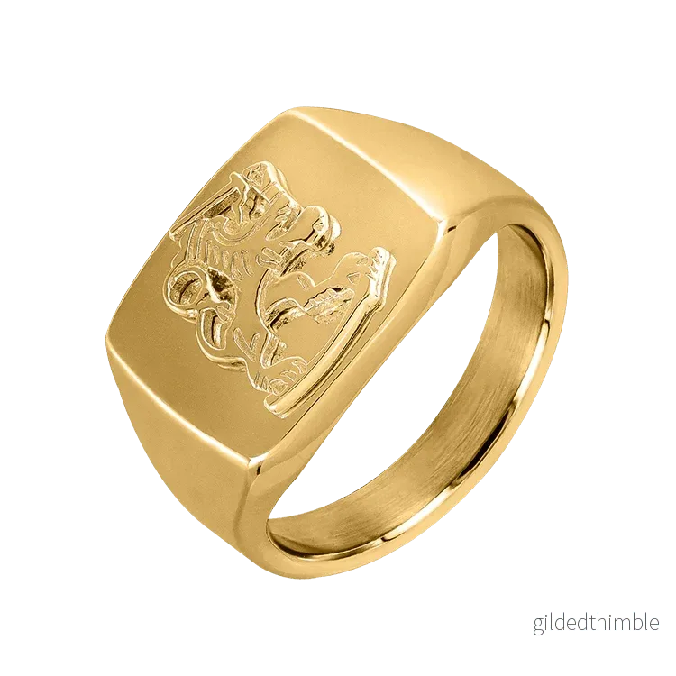 Finska Lejonet Klackring 18k guld Finska Lejonet Klackring 18k guld