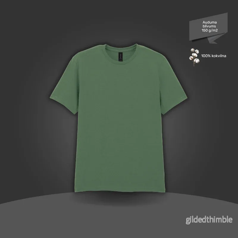 Pamata T-krekls | 150 g/m² | Militāri zaļš