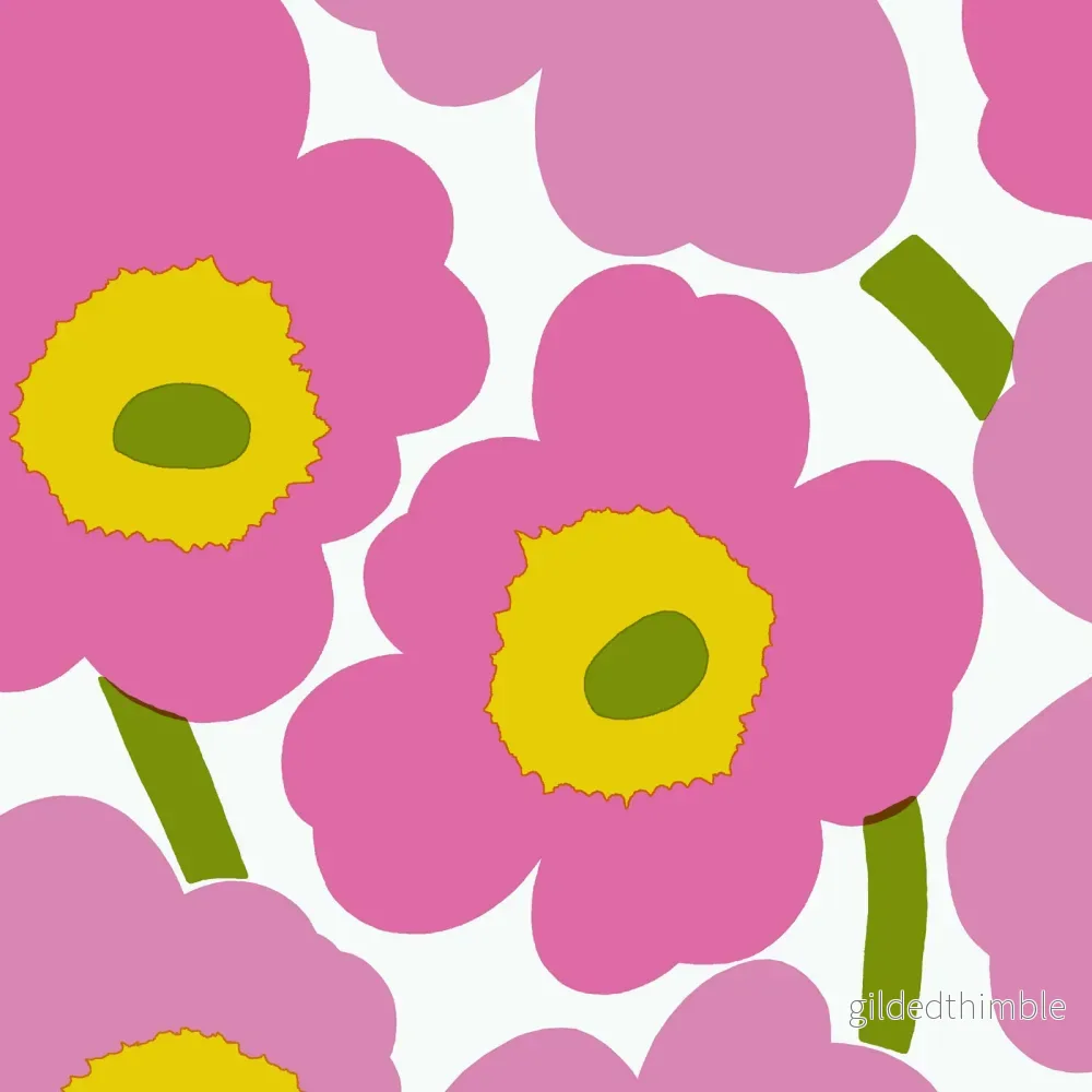 Servetter – Marimekko Unikko Pink
