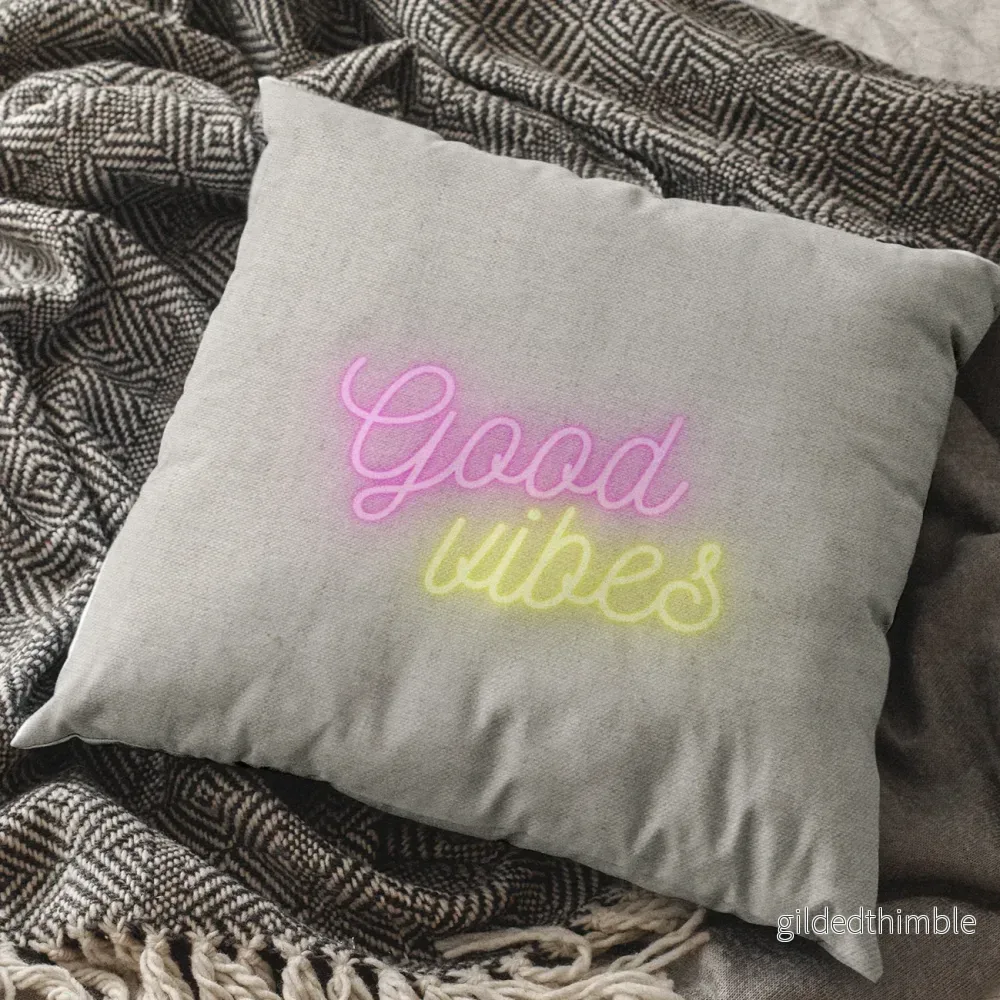 Dekoratīvais spilvens | kolekcija «Good vibes» | «Good vibes» - Bild 2