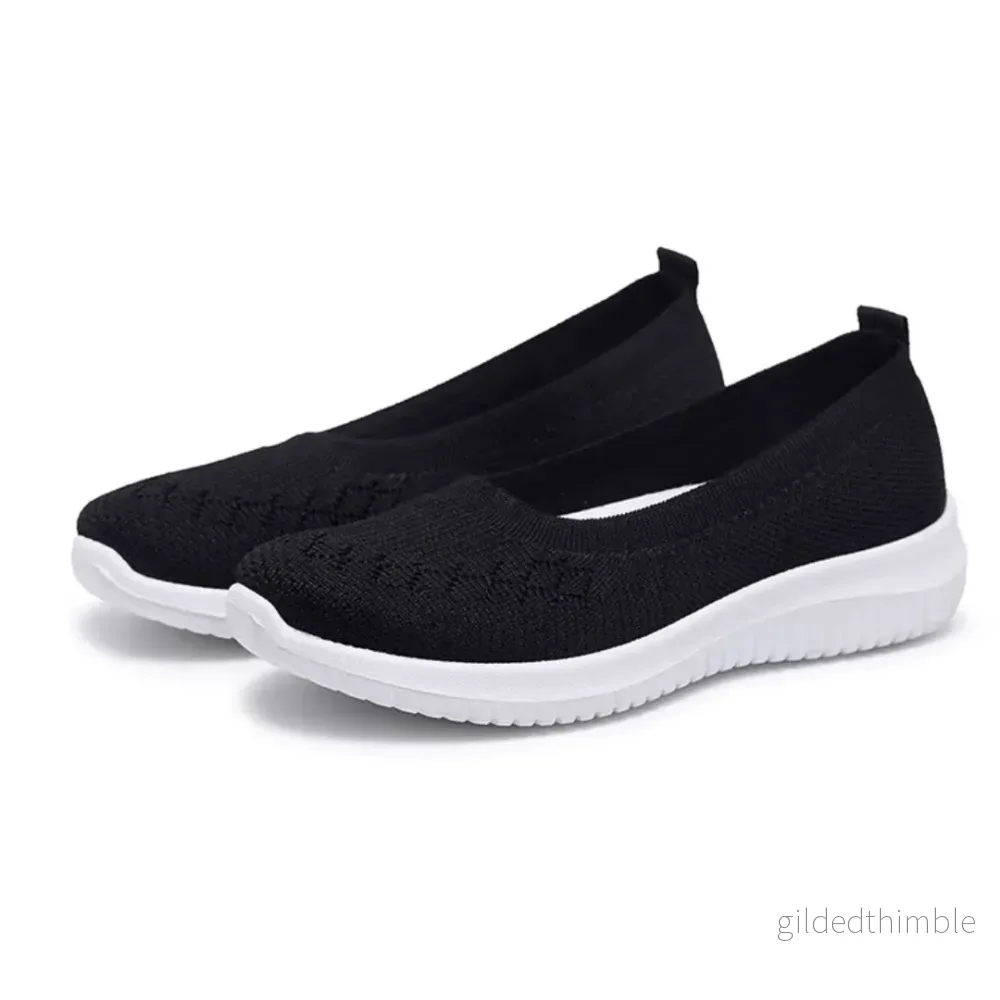 SoftStep Slip-Ons – Lätta och Bekväma Dam Sneakers