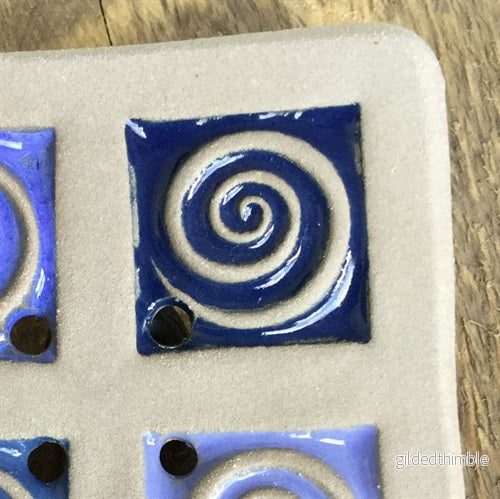 Lergodsglasyr 9380 Marine Blue - Bild 2