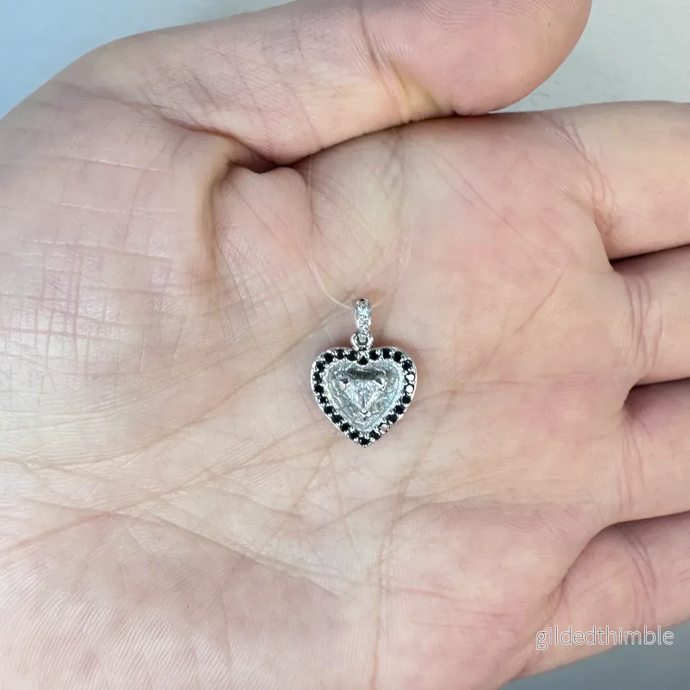 Diamant hängsmycke hjärta 18k vitguld 0,52ct Diamant hängsmycke hjärta 18k vitguld 0,52ct