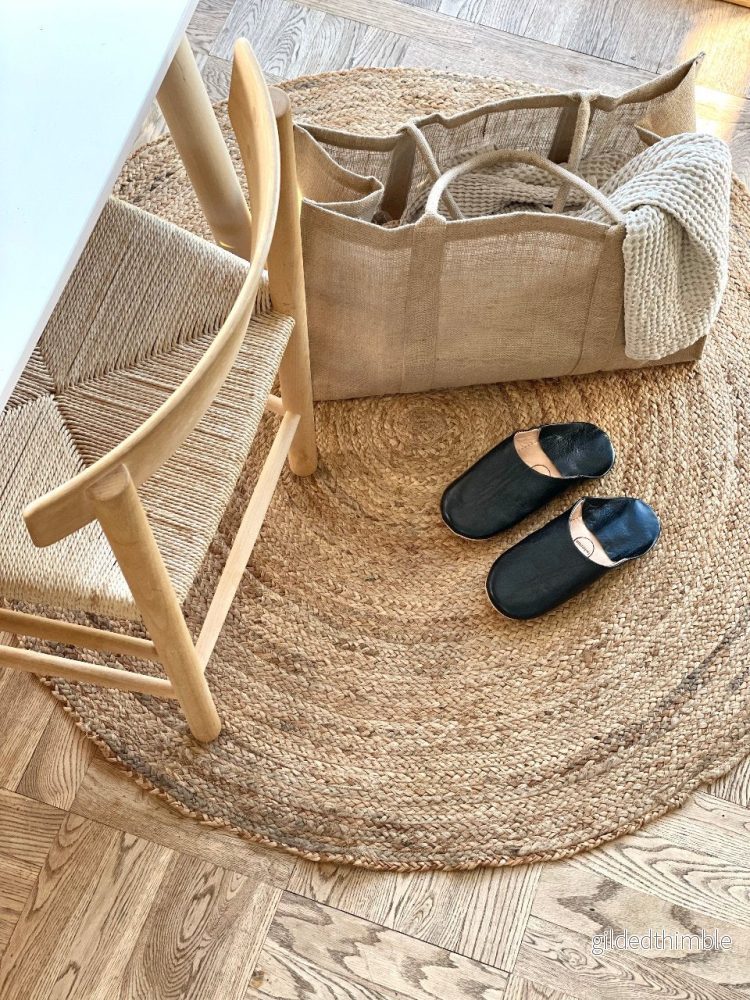 Matta 'Jute' Round Ø 120