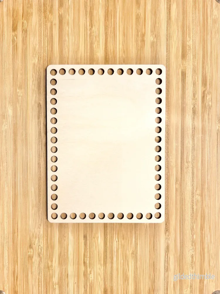Träbotten rektangel 20×15 cm.