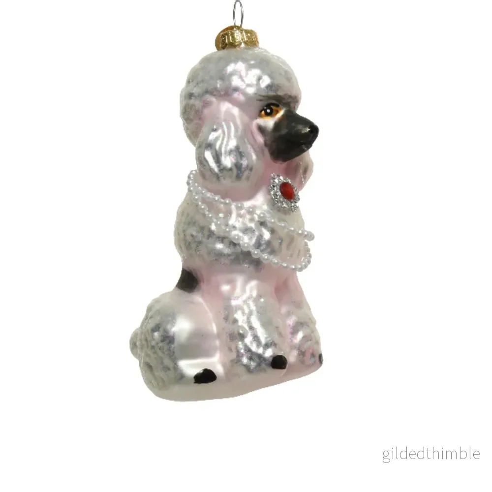 Julgransprydnad Pudel Sittande - Bild 2