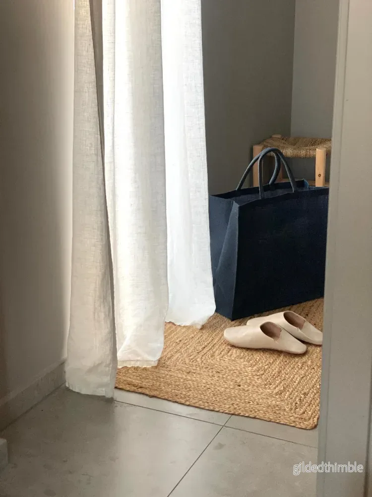 Väska 'Shop' Jute Blue (M) - Bild 2