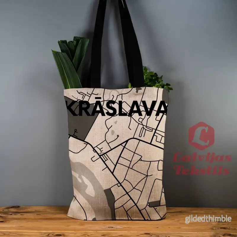 Pelēka lina auduma maisiņš ”Krāslava” Pelēka lina auduma maisiņš ”Krāslava”