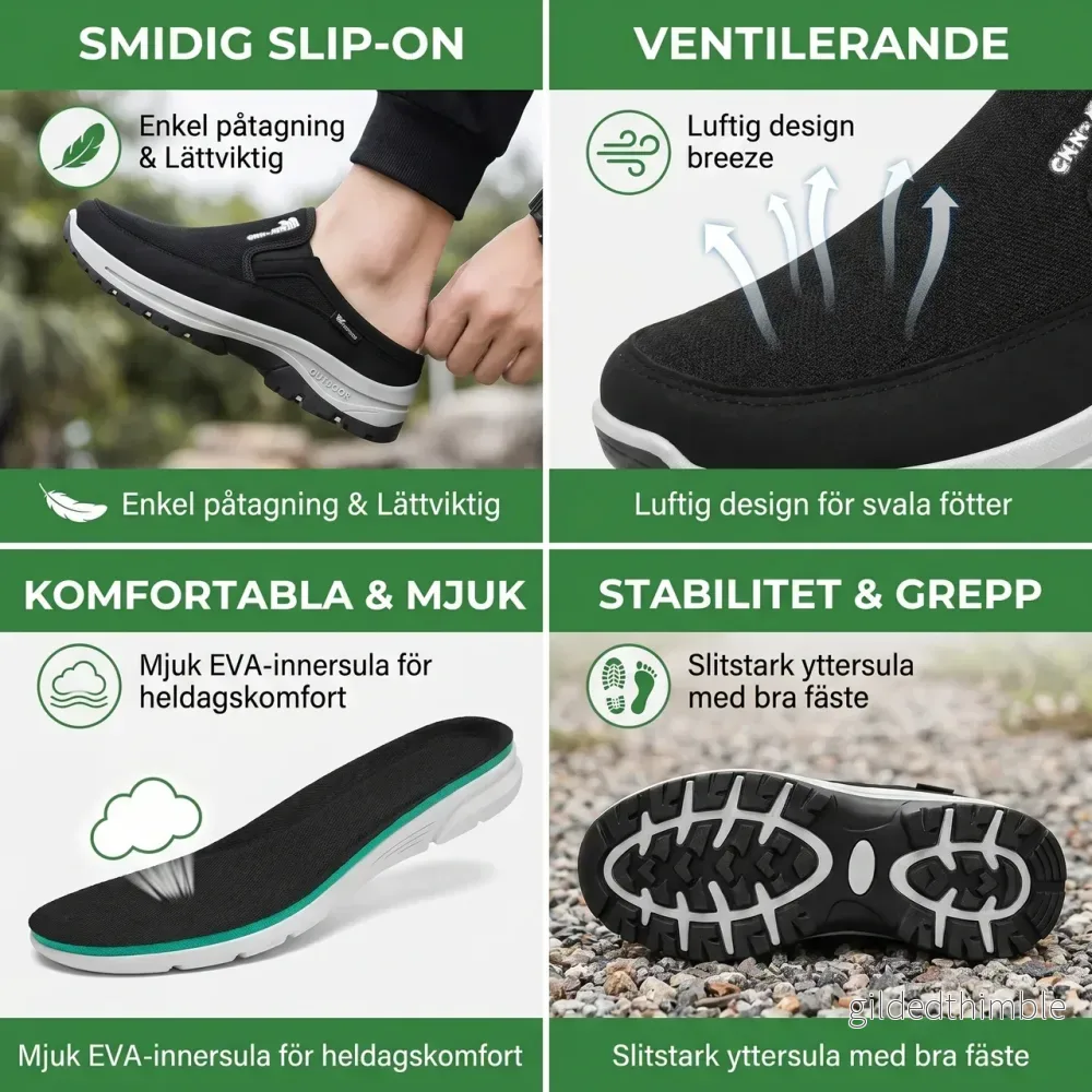 Lätta Slip-On Fritidsskor Herr - Bild 3