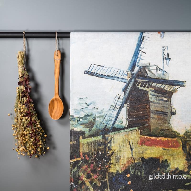 Lina dvielis | Vinsents van Gogs ”Monmartras dzirnavas” Lina dvielis | Vinsents van Gogs ”Monmartras dzirnavas”