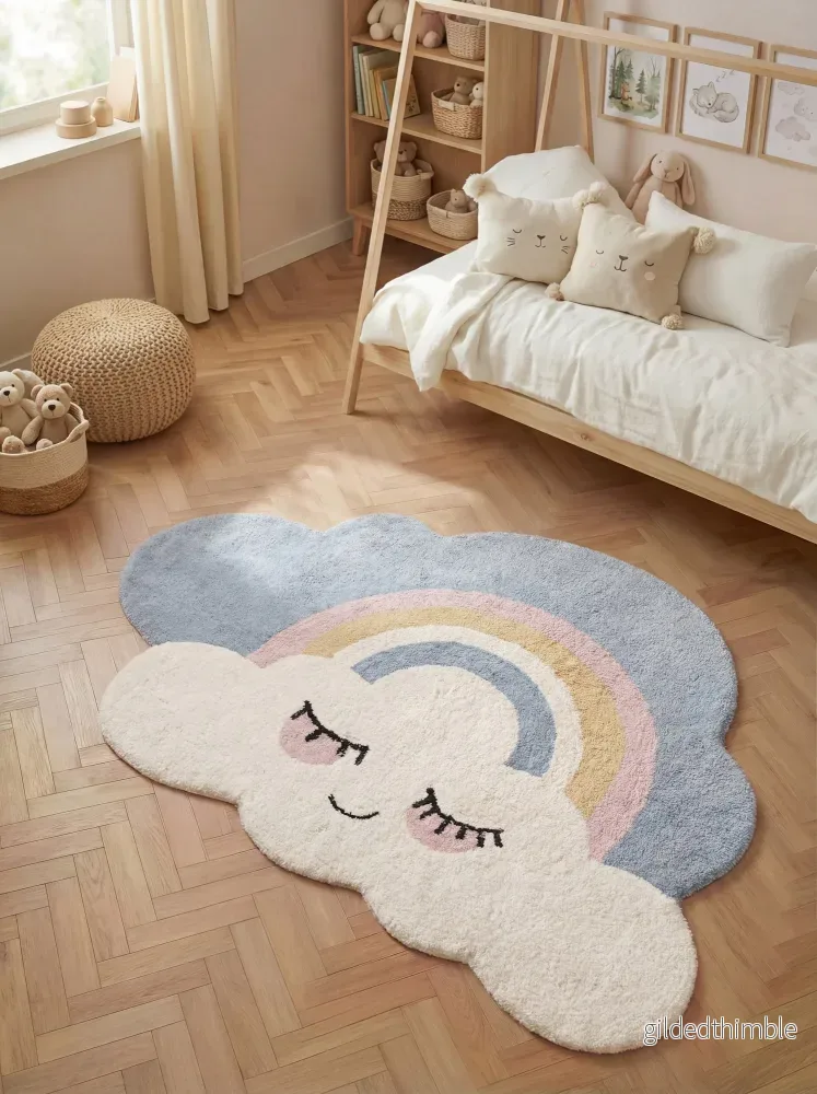 Snuggle Barnmatta Nappi creme/flerfärgad