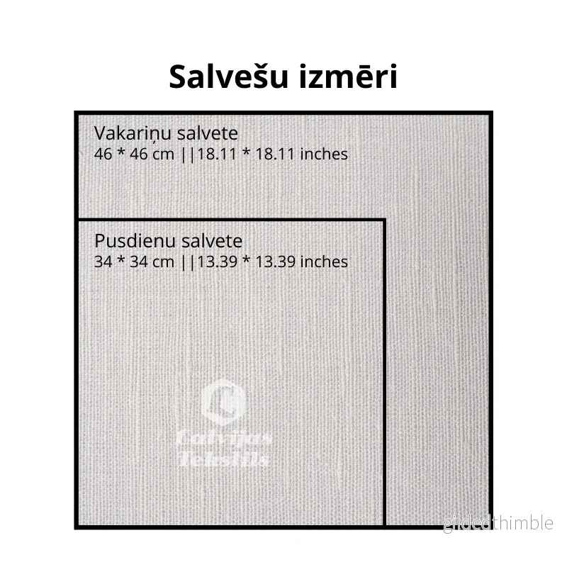 Lina salvetes | Lielvārdes josta | pelēka | uz pelēka lina - Bild 2