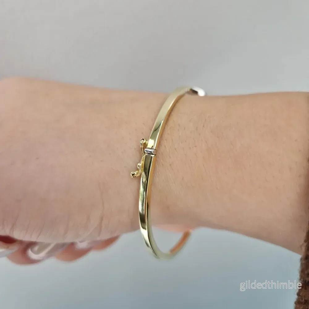 Armring i tvåfärgat 18k guld - Bild 2
