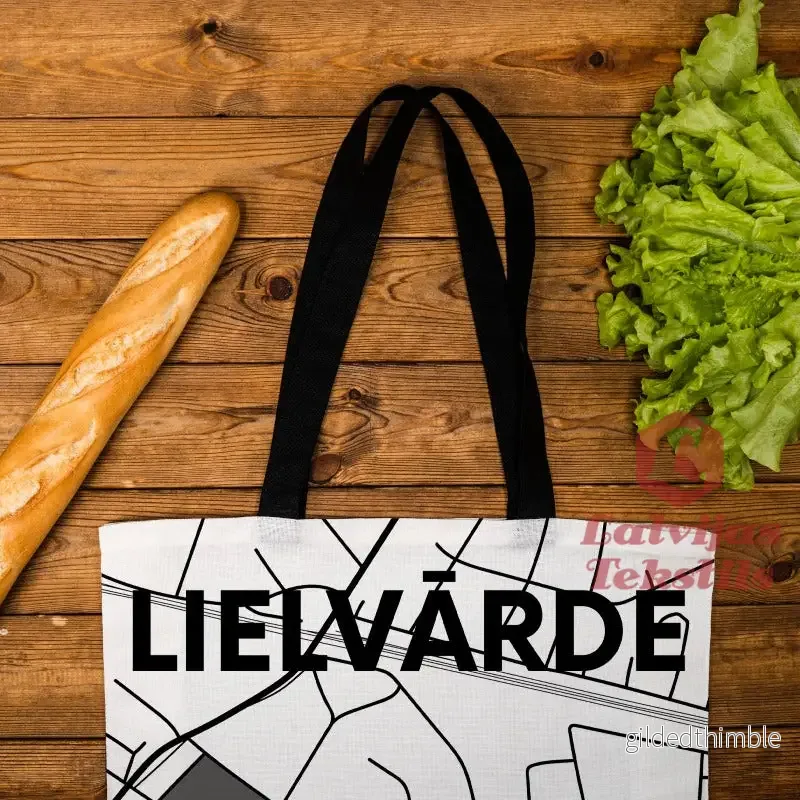 Lina vai kokvilnas auduma maisiņš "Lielvārde" - Bild 2