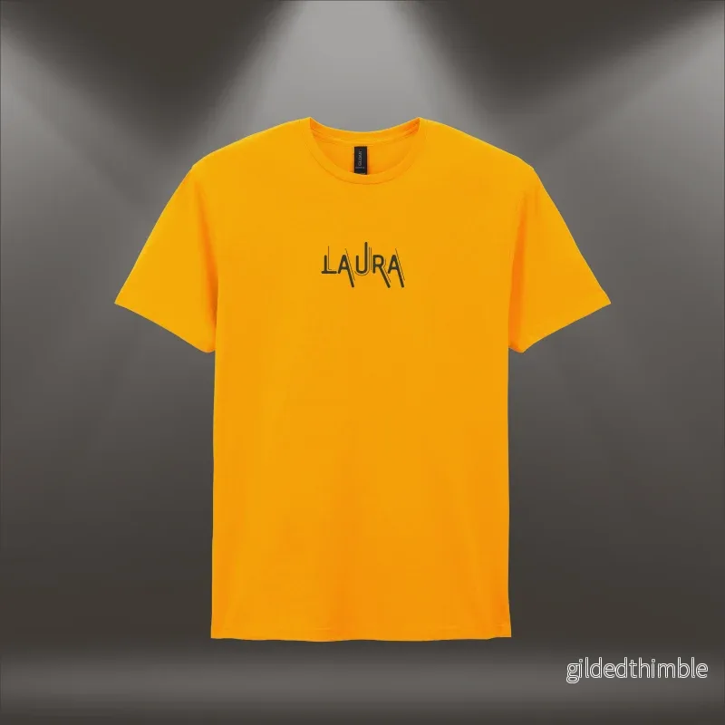 Kokvilnas T-krekls ar vārdu "Laura" - Bild 2