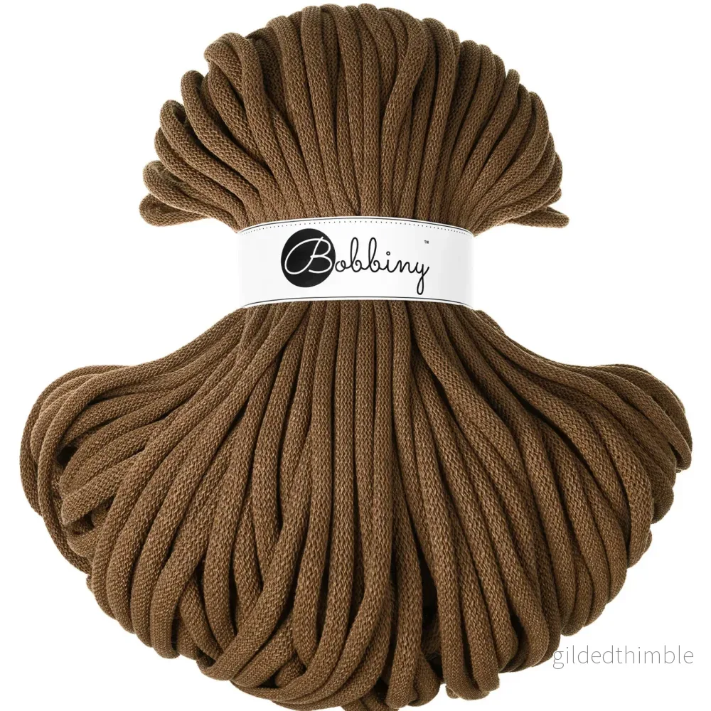NUT BROWN Jumbo 9 mm. 1,2 kg. mjukt bomullssnöre