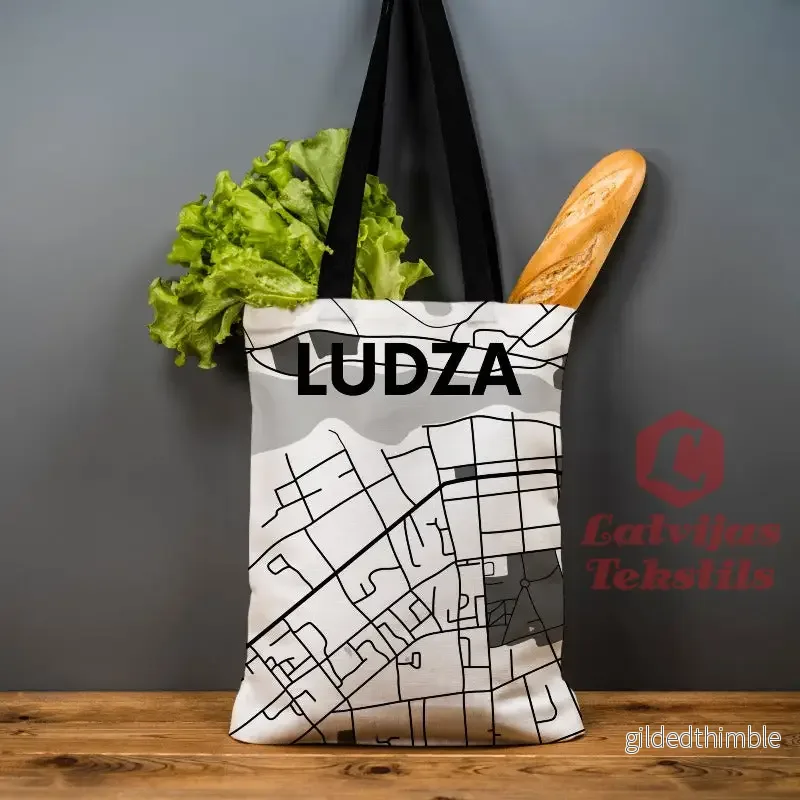 Lina vai kokvilnas auduma maisiņš "Ludza"