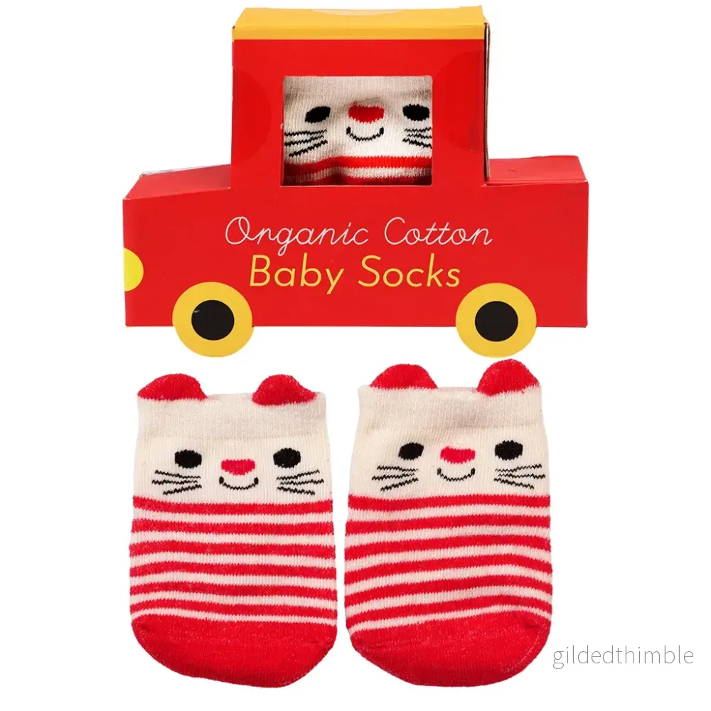 Baby Socks Red Cat Baby Socks Red Cat