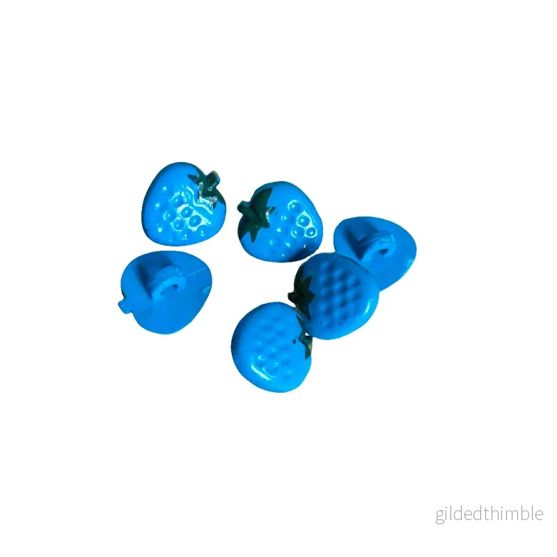Jordgubbsknapp 10mm 5-pack