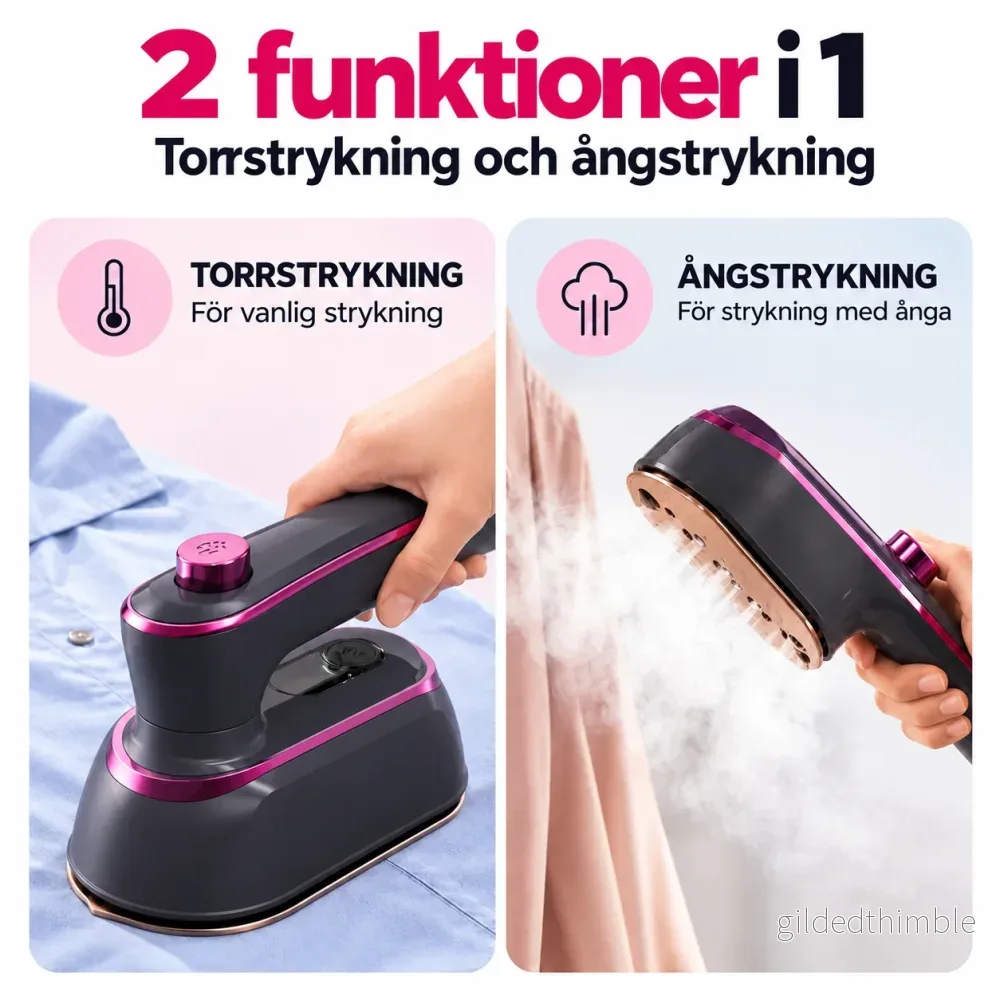 StrykFlex™ – Släta ut skrynkliga kläder snabbt med ånga & strykning - Bild 3