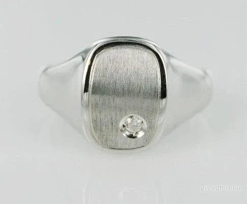 Klackring 18k vitguld med diamant 0,02ct - Bild 3