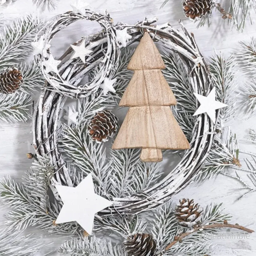Servetter White Christmas