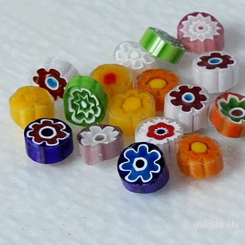 Moretti Millefiori Transparent 10-12mm, 100g Moretti Millefiori Transparent 10-12mm, 100g