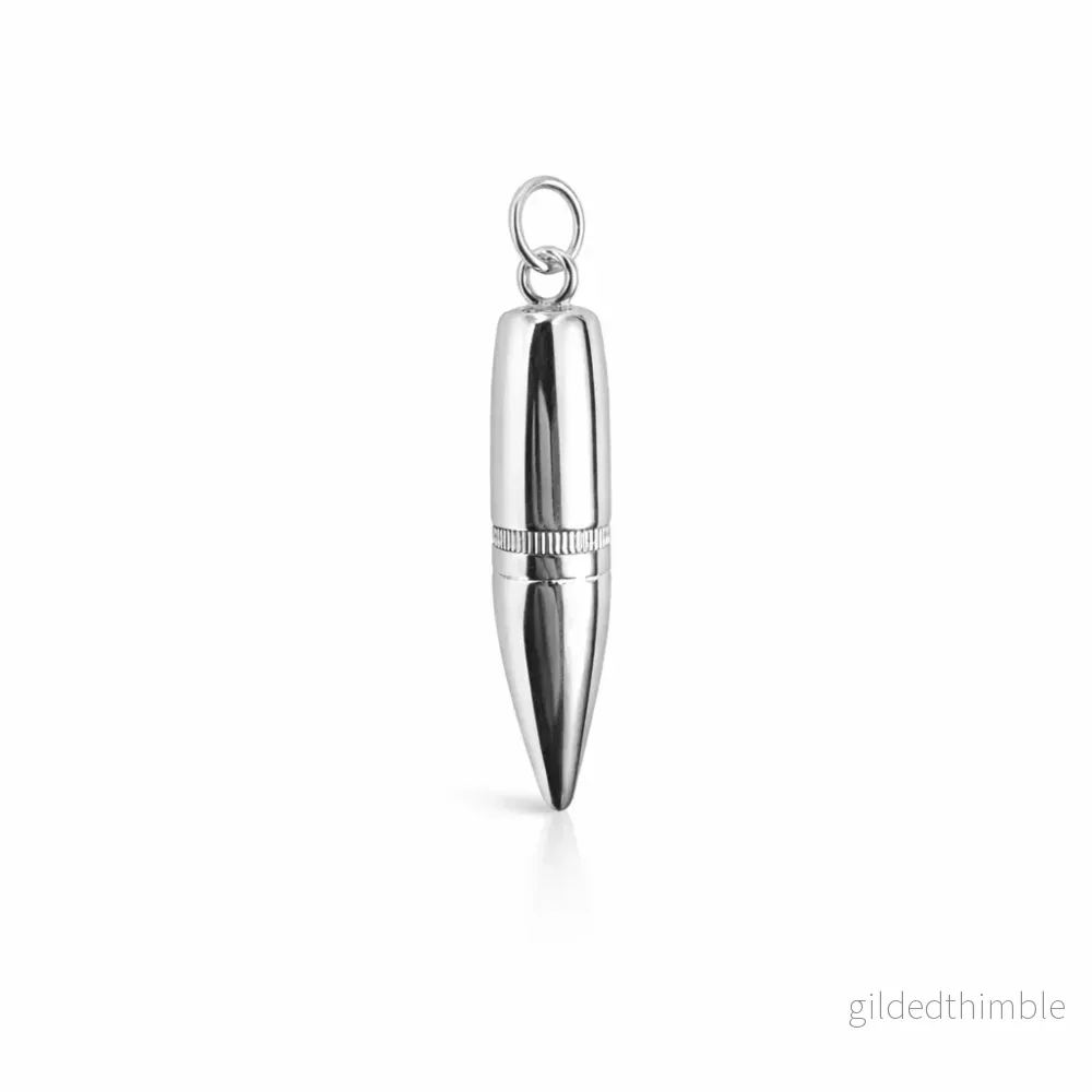 Gevärskula äkta silver massiv Gevärskula äkta silver massiv