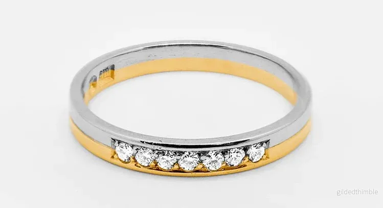 Diamantring Teodora i tvåfärgat 18k - Bild 2