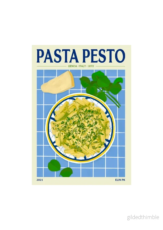 Elin PK Poster – Pasta Pesto