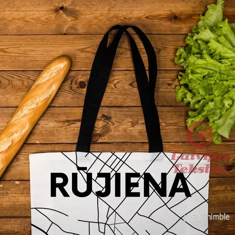Lina vai kokvilnas auduma maisiņš "Rūjiena" - Bild 2