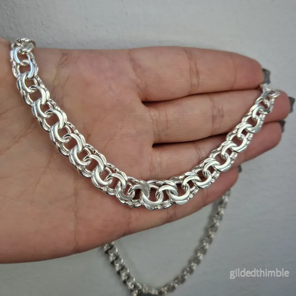 Bismarck halsband sterling silver 12mm