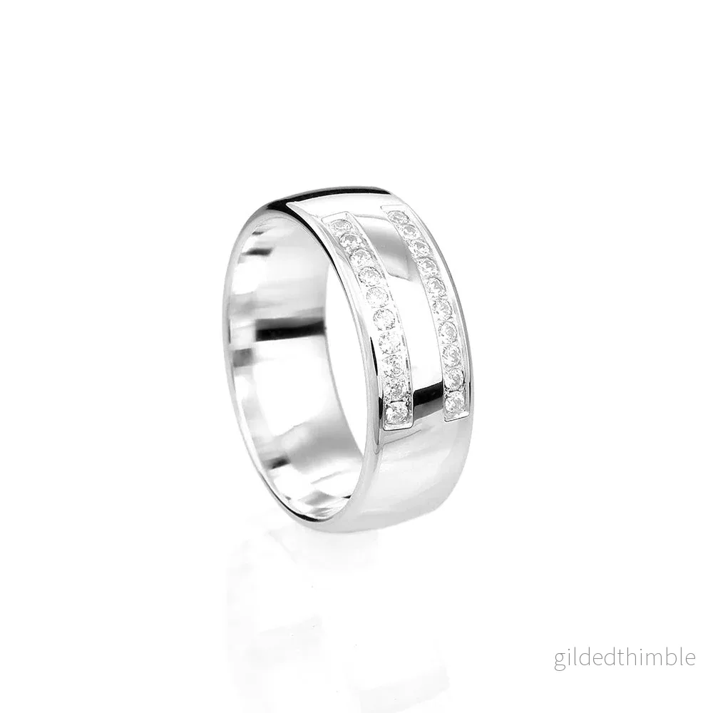 Vigselring Signe 18k vitguld Vigselring Signe 18k vitguld