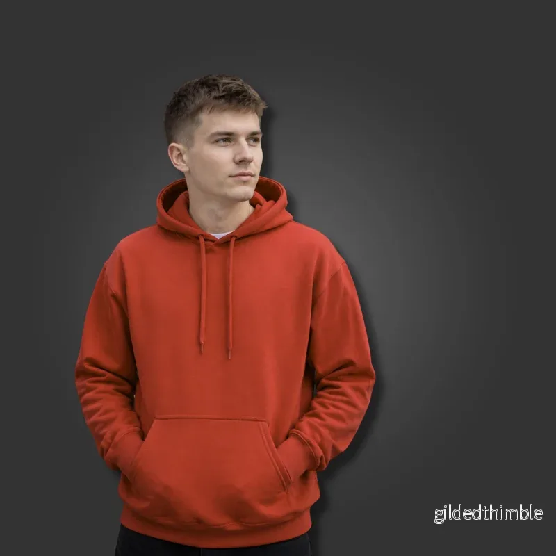Klasiskais hūdijs | Tumši sarkans