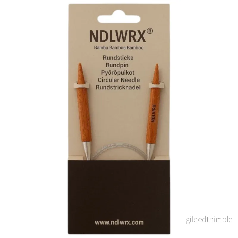 Rundstickor Bambu NDLWRX 10cm – 40cm Kabel⭐ Rundstickor Bambu NDLWRX 10cm – 40cm Kabel⭐