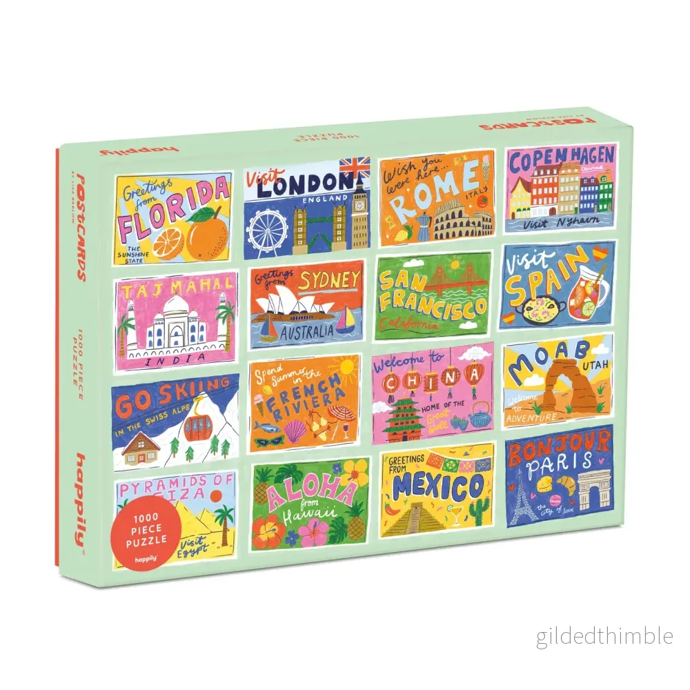 Pussel 1000 bitar – Postcards Pussel 1000 bitar – Postcards
