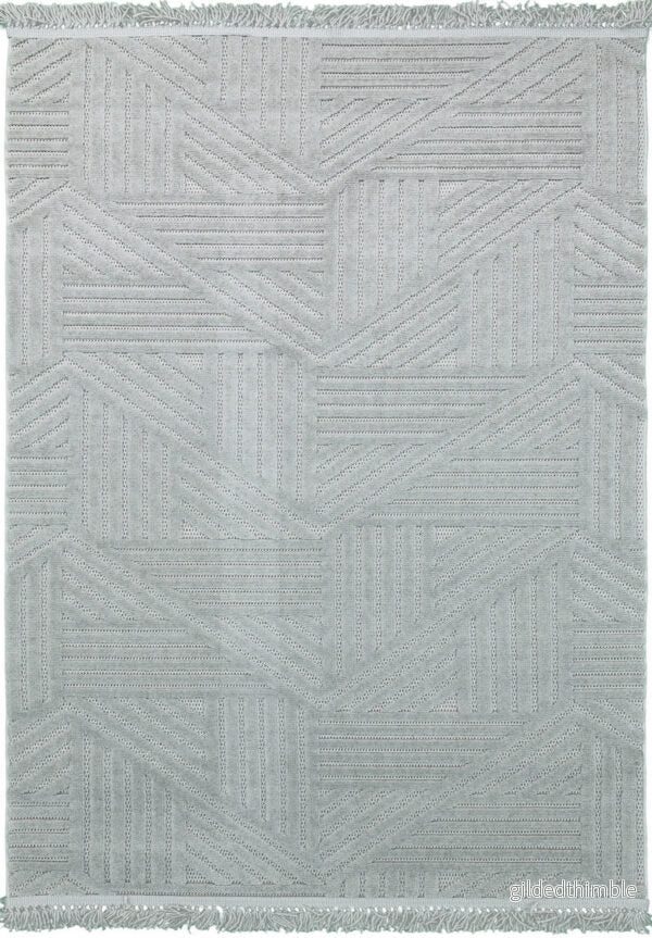 Tokyo Grafit – Dammfri Matta med Geometrisk Textur och Elegant Lyster