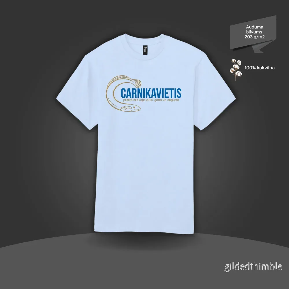 Kokvilnas T-krekls "Carnikavietis – pilsētnieks kopš 2026" | 4 krāsas - Bild 3