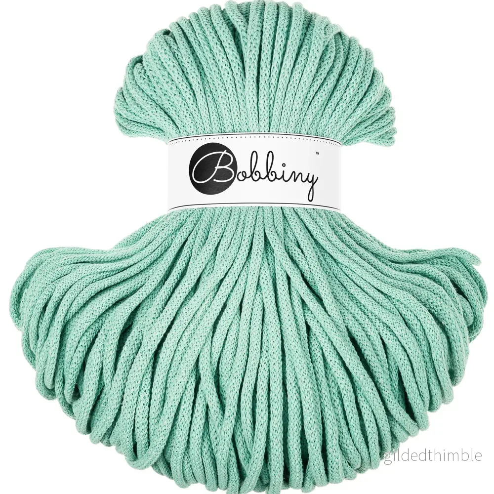 JELLY MINT Premium 5 mm. mjukt bomullssnöre JELLY MINT Premium 5 mm. mjukt bomullssnöre