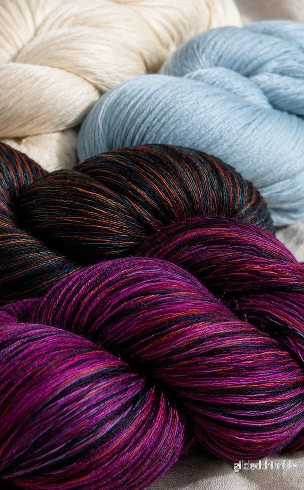 Kashmirgarn Handfärgat 250g 1200m Kashmirgarn Handfärgat 250g 1200m