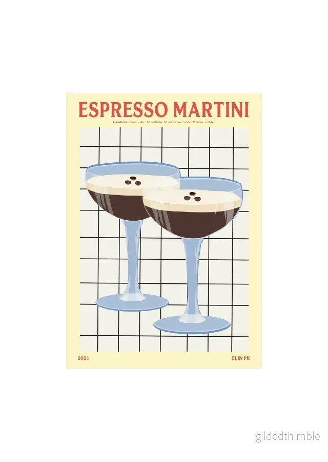 Elin PK Poster – Espresso Martini