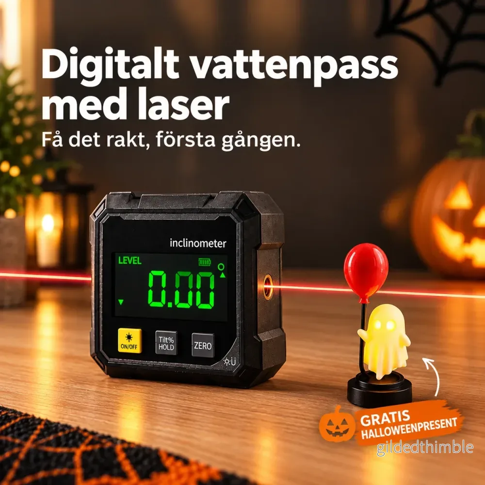 Snörrak™ – Digitalt vattenpass med laser Få det rakt, första gången | 🎃 Gratis Halloweenpresent Snörrak™ – Digitalt vattenpass med laser Få det rakt, första gången | 🎃 Gratis Halloweenpresent